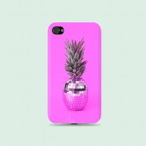 Pink Disco Pineapple Plastic Hard Case - Iphone 5..