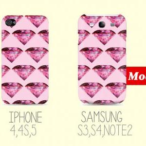Fabulous Pink Shine Diamond Hard Case - Iphone 5 -..